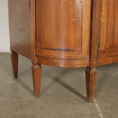 antiquariato, credenza, antiquariato credenza, credenza antica, credenza antica italiana, credenza di antiquariato, credenza neoclassica, credenza del 800,Credenza a Due Corpi Friulana Neoclassic