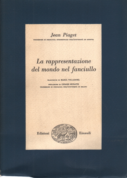 Jean Piaget usato La rappresentazione del mondo nel fanciullo