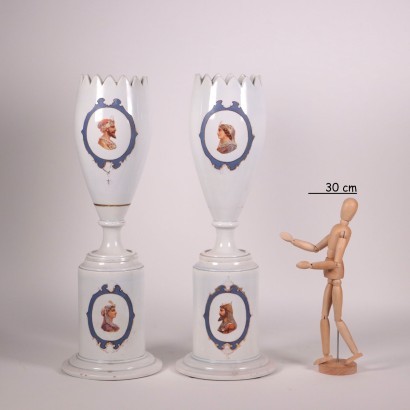 Paire de Vases Céramique - Europe XIX Siècle