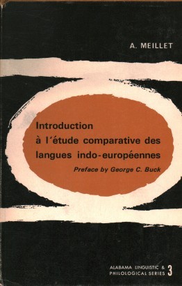 Intoduction à l'étude comparative des langues indo-européennes