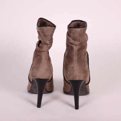 Furla Suede Ankle Boots Leather Italy