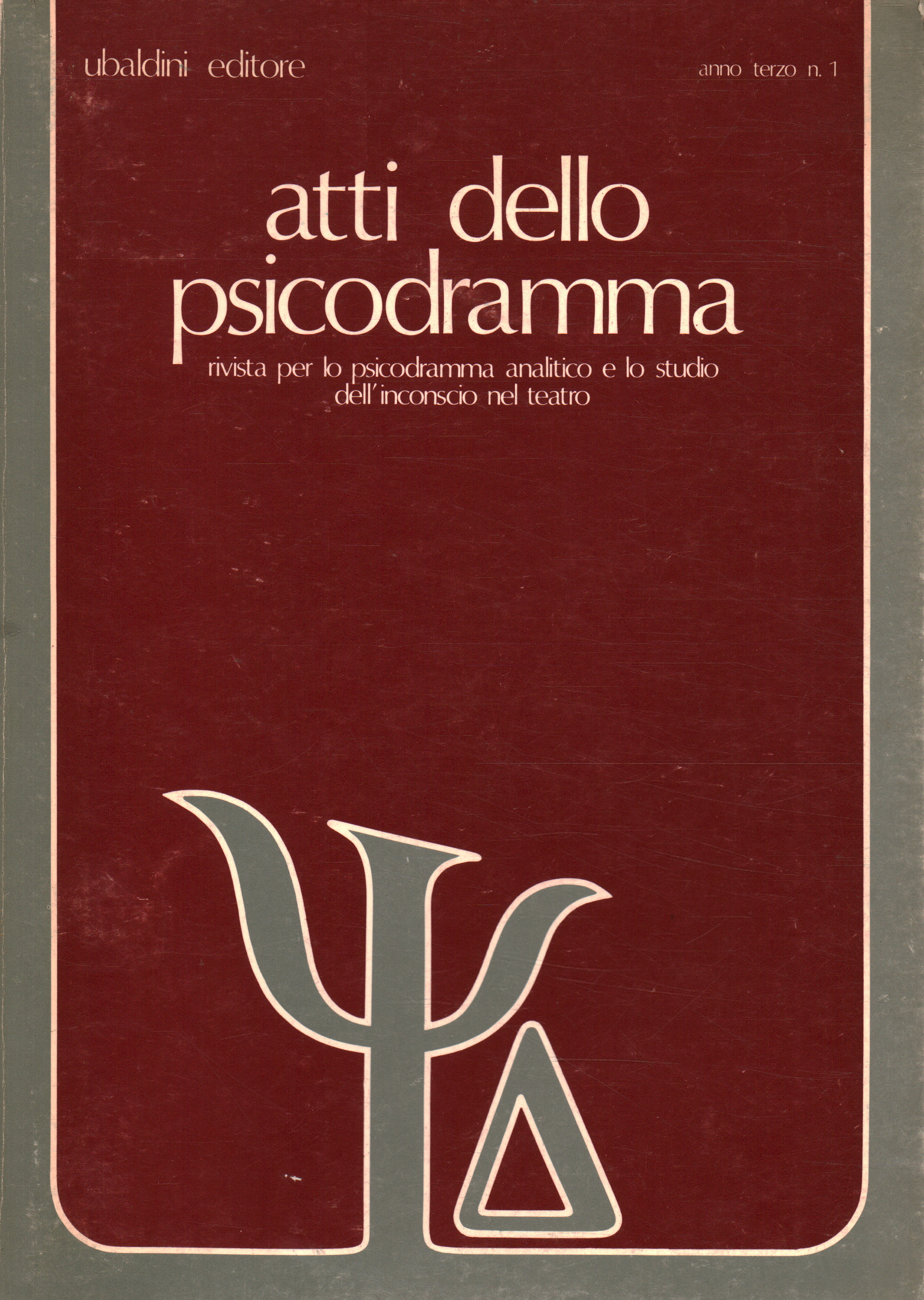 Atti dello psicodramma (anno III numero