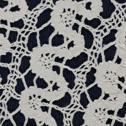 Oval Lace Doily Cotton Italy 20th Century