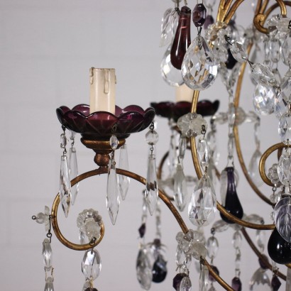 Chandelier Glass Italy XX Century