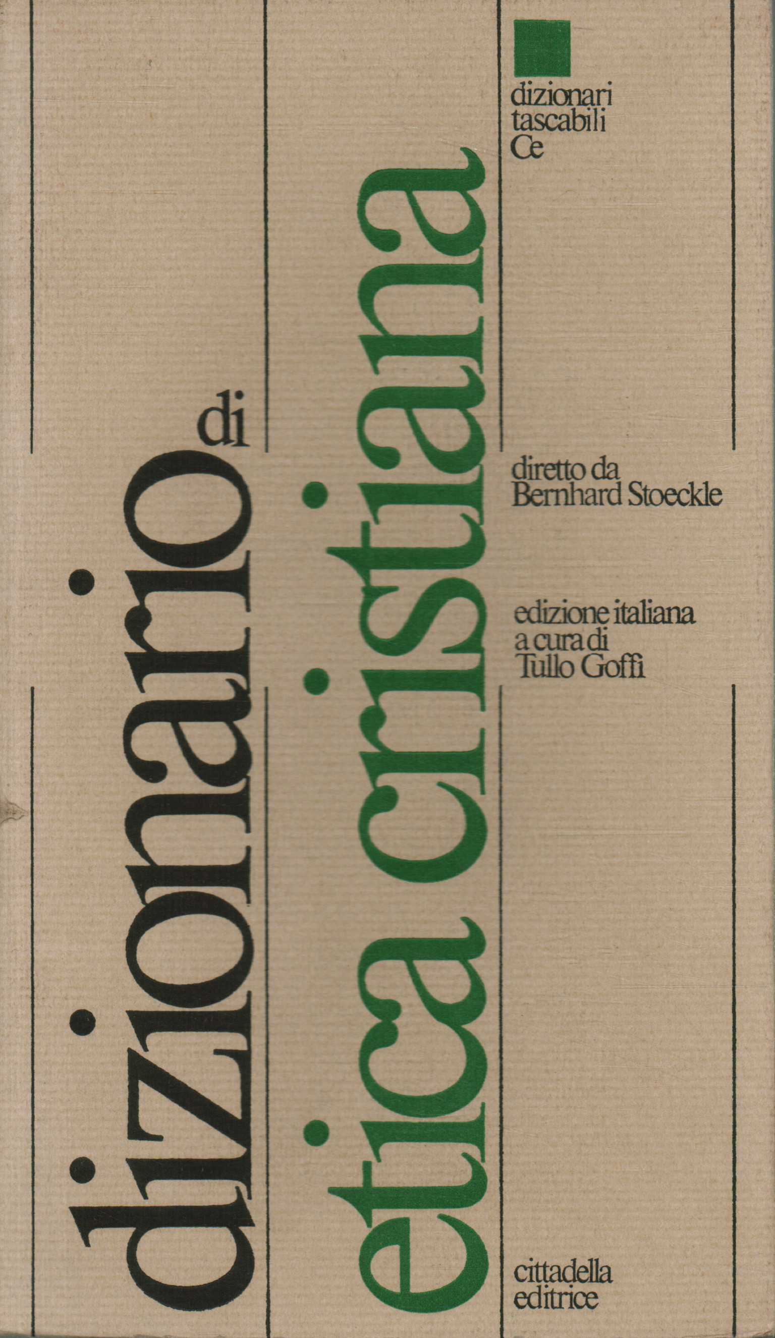 Diccionario de ética cristiana