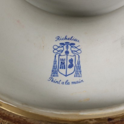 Richelieu Man. Vase Porcelain Europe XX Century