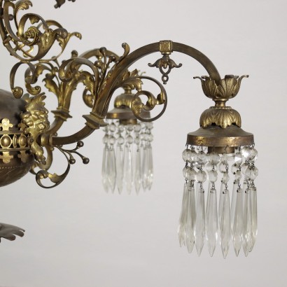 Chandelier Brass Italy XX Century