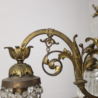 Chandelier Brass Italy XX Century