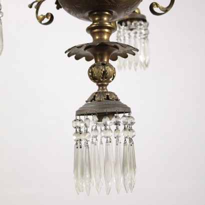 Chandelier Brass Italy XX Century