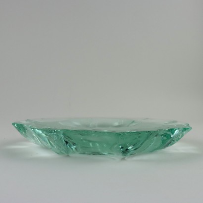 Fontana Arte Coin Tray Glass Italy 1940s