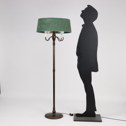 Lampe Messing Italien 1950er