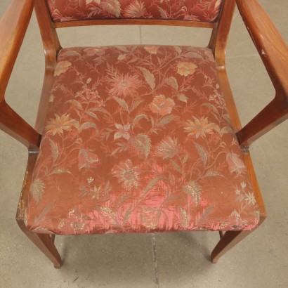 Fauteuil Tissu Italie Années 1950