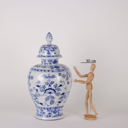 Vase Man. Meissen Porcelaine Allemagne XX Siècle