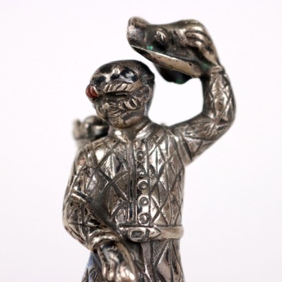 Pair of Silver Figures Italy XIX Century