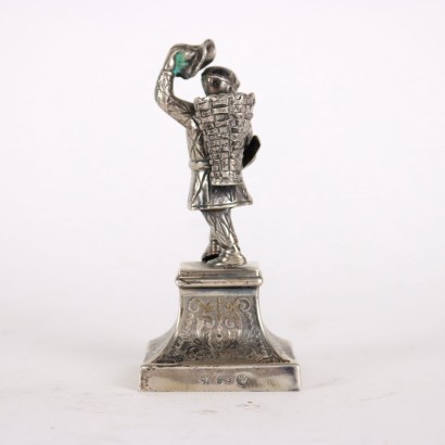 antiquariato, oggettistica, antiquariato oggettistica, oggettistica antica, oggettistica antica italiana, oggettistica di antiquariato, oggettistica neoclassico, oggettistica del 800,Coppia di Statuine in Argento