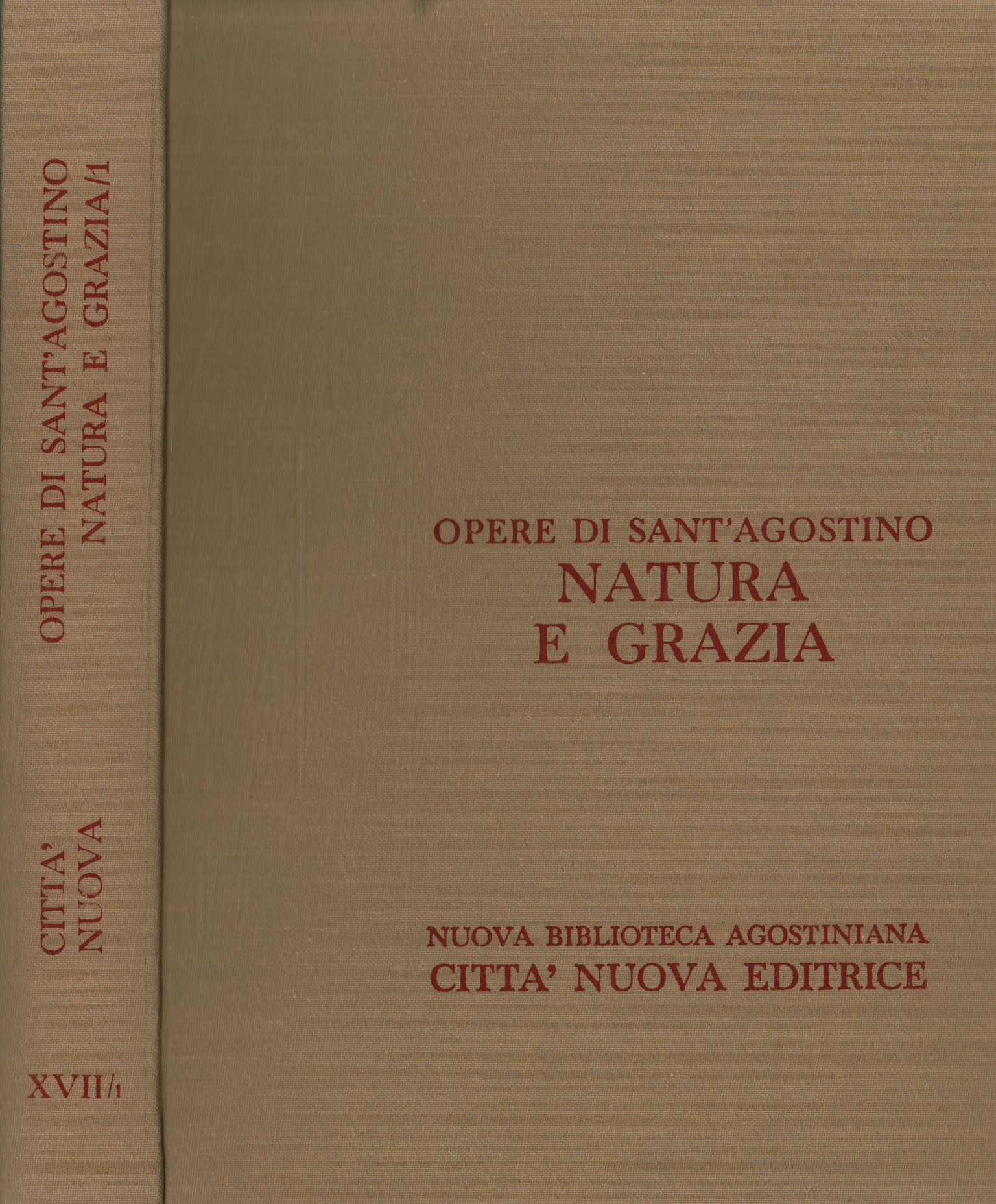 Oeuvres de Sant'Agostino. La nature