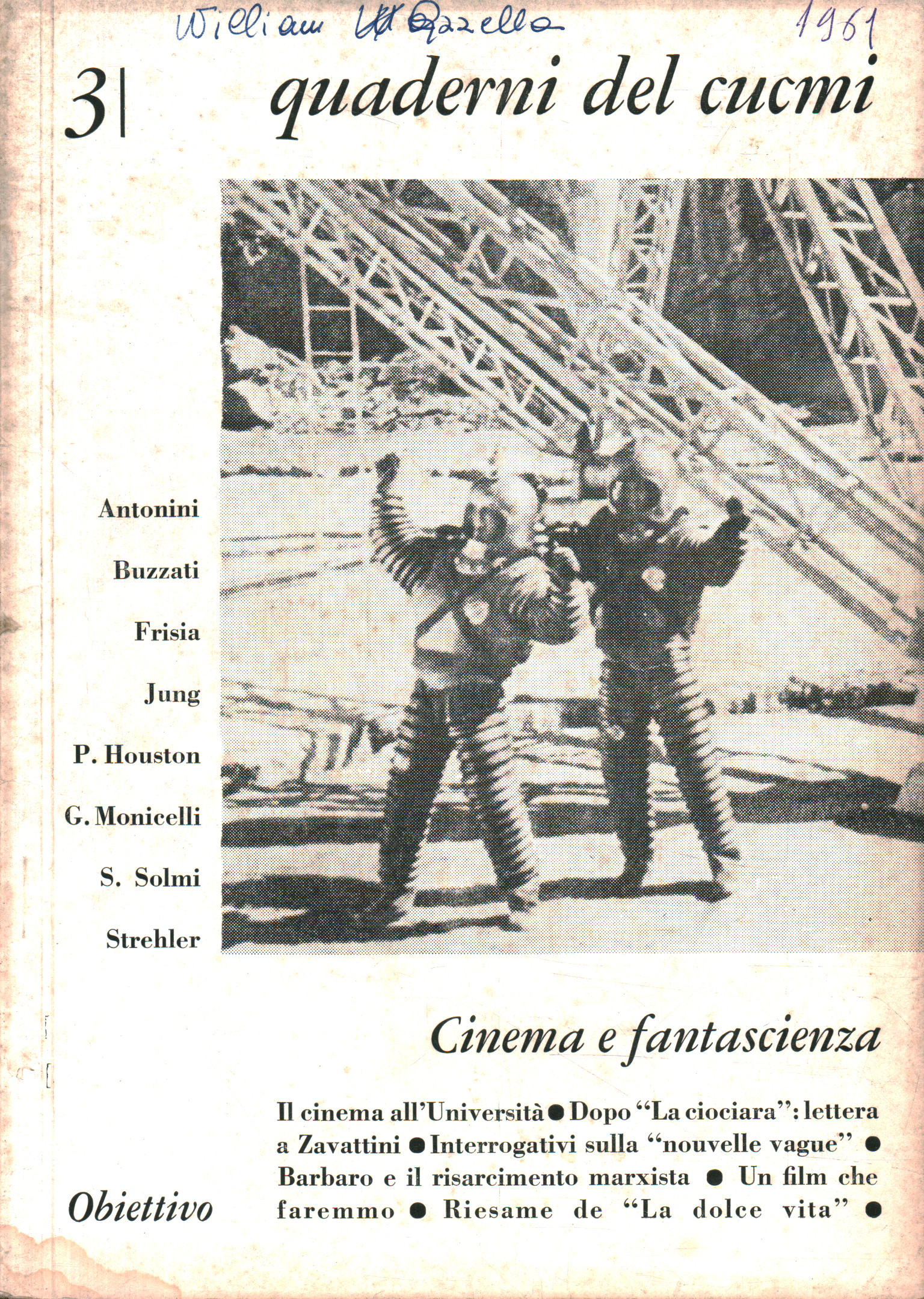 Quaderni del cucmi (1961-n.3) Cinema e%2