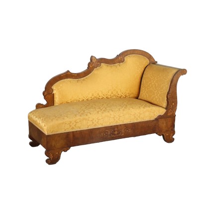 Dormeuse Charles X Maple Italy XIX Century