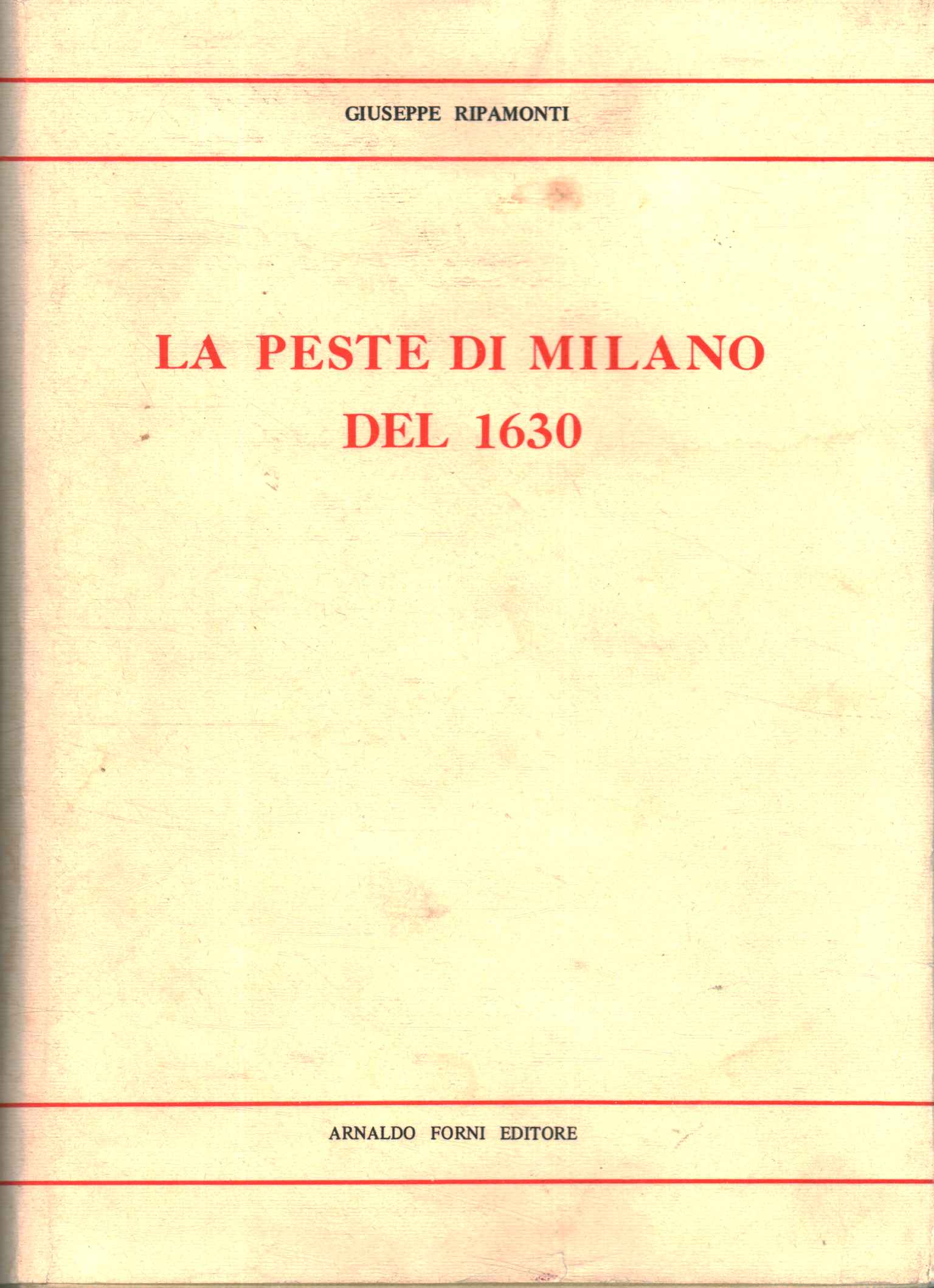 La plaga de Milán de 1630