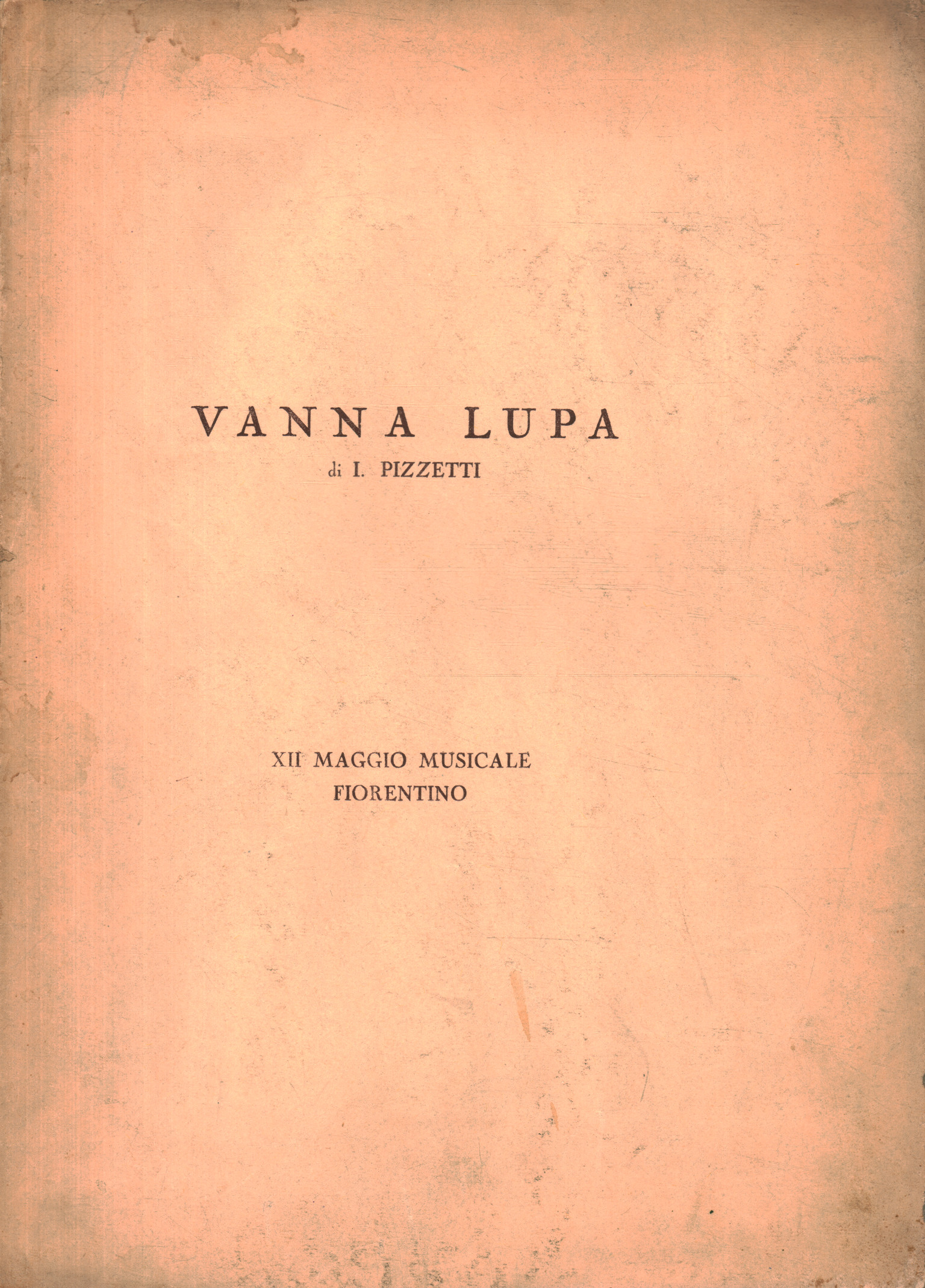 Vanna Lupa. Dramma in tre atti e qua