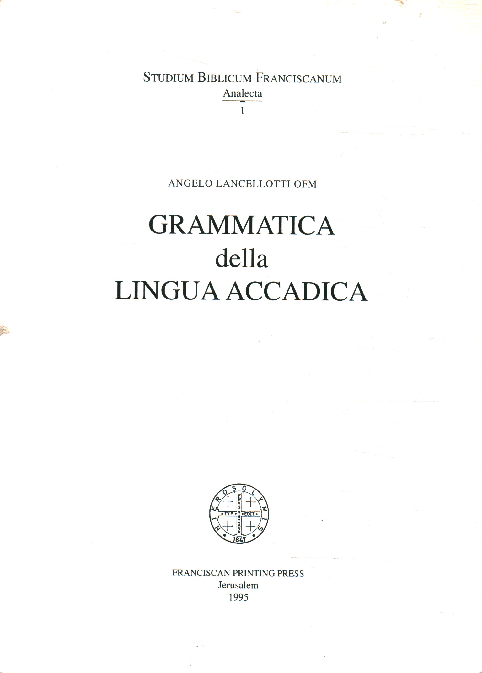 Grammaire de la langue akkadienne