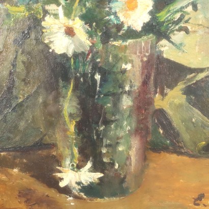 arte, arte italiano, pintura italiana del siglo XX, Emilio Hermann, Flores, Emilio Hermann, Emilio Hermann