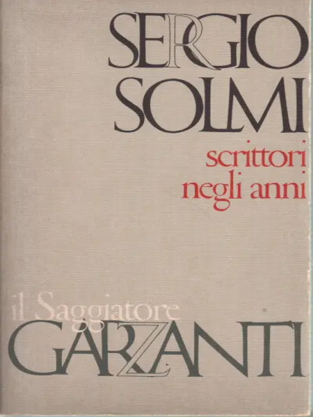 libro garzanti scrittori negli anni